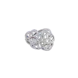 【二手】CHANEL 山茶花戒指 51 YY2093