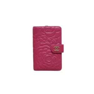【二手】CHANEL 山茶花壓紋錢包 A50087 RR2173