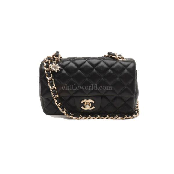 【二手】CHANEL 吊飾翻蓋包 AS2326 VV1157