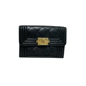 【二手】CHANEL BOY CHANEL 短款錢包 PD2371