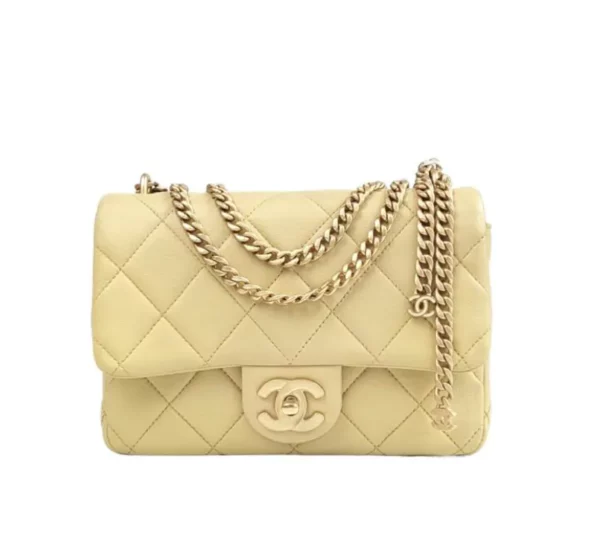 【二手】CHANEL CC 小號垂蓋手袋 AS3114 RR2162