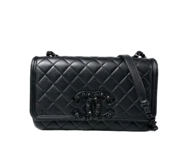 【二手】CHANEL CC FILIGREE 中號垂蓋手袋 RR2268