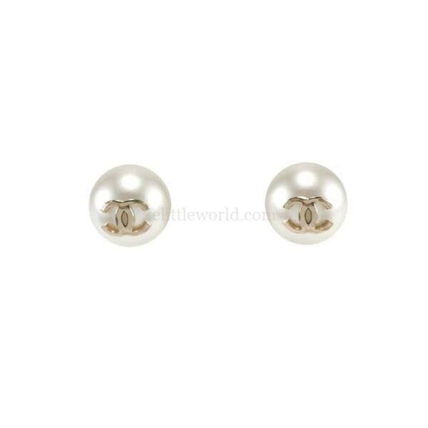 【二手】CHANEL CC 圓型耳環 PD2156