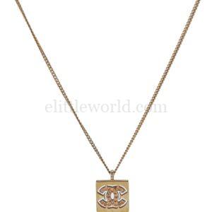 【中古】 CHANEL CC 項鍊 PD2163