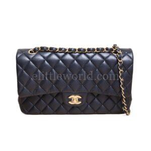【二手】CHANEL CLASSIC FLAP 黑色手袋 PD2240