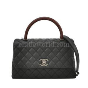【二手】CHANEL COCO HANDLE 大號垂蓋手袋 A92991 RR1880