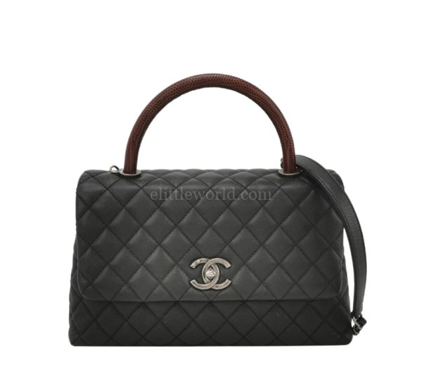 【二手】CHANEL COCO HANDLE 大號垂蓋手袋 A92991 RR1880