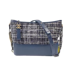 【二手】CHANEL GABRIELLE HOBO 毛呢中號手袋 YY2121