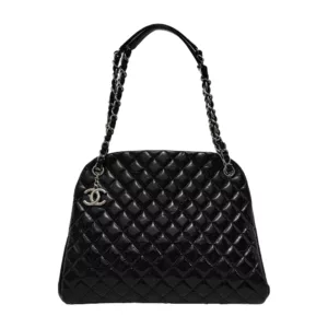 【二手】CHANEL JUST MADEMOISELLE 保齡袋 RR2112