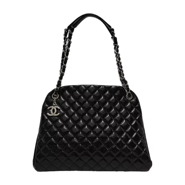 【二手】CHANEL JUST MADEMOISELLE 保齡袋 RR2112