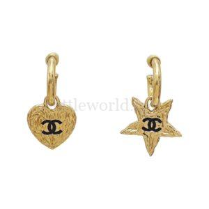 【二手】CHANEL 星星心形耳環 PD2133