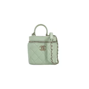 【二手】CHANEL 綠色化妝包 PD2259