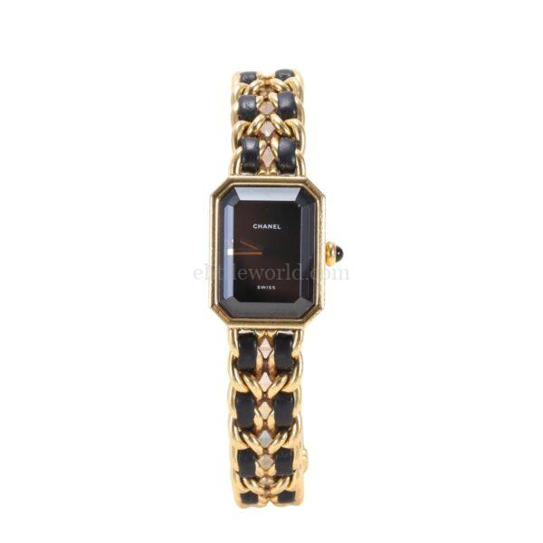 【中古】CHANEL PREMIERE 20 方形石英手錶 H0001 B1298