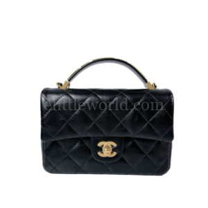 【未使用品】CHANEL 小號垂蓋手袋 RR2025