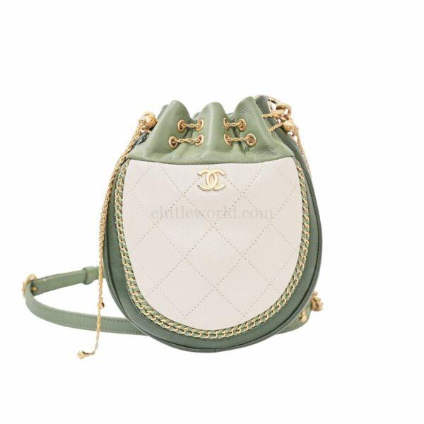 【二手】 CHANEL SUNNY STROLL鏈條水桶袋 A69986 E4732