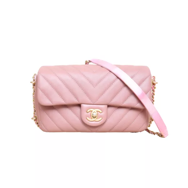 【二手】CHANEL V紋經典迷你翻蓋包 RR2218