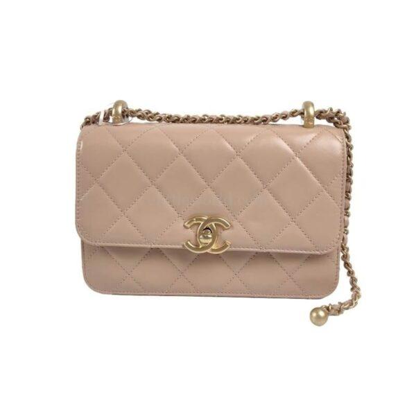 【二手】CHANEL 雙金珠翻蓋包 YY1940