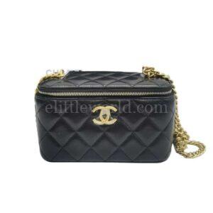 【二手】CHANEL 小型經典鏈條梳妝袋 YY1983