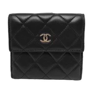 【二手】CHANEL 細號垂蓋銀包 YY2079