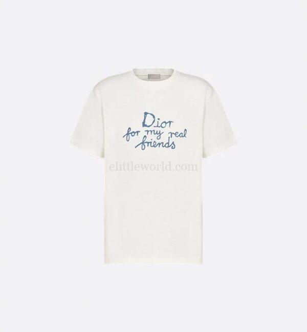 【全新】CHRISTIAN DIOR DIOR AND HYLTON NEL 寬鬆剪裁 T 恤 13A E23440