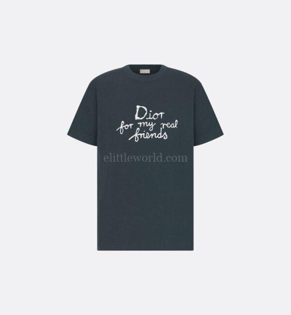 【全新】CHRISTIAN DIOR DIOR AND HYLTON NEL 寬鬆剪裁 T 恤 13A E23447