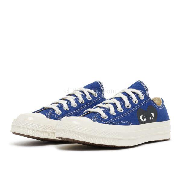 【全新】COMME DES GARCONS PLAY x CONVERSE 帆布心形圖案平底鞋 35 E7279