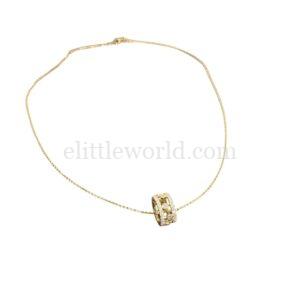 【二手】DE BEERS DEWDROP 18K金鑽石吊墜項鏈 PD2215