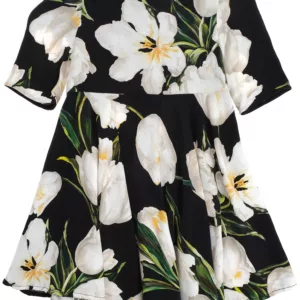 【二手】DOLCE & GABBANA KIDS 花卉印花連衣裙 3Y