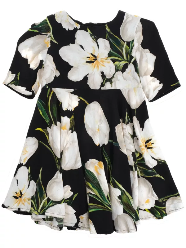 【二手】DOLCE & GABBANA KIDS 花卉印花連衣裙 3Y