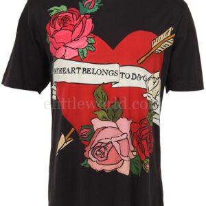 【二手】DOLCE & GABBANA 圖案印花T恤 46