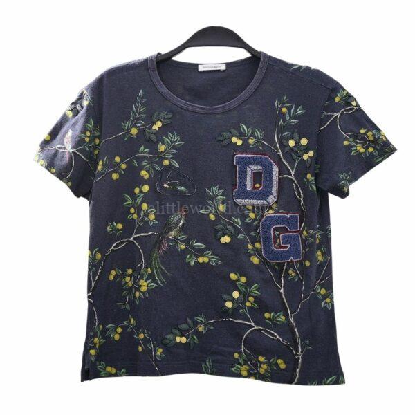 【二手】DOLCE & GABBANA 童裝印花 T恤 7/8 E9336