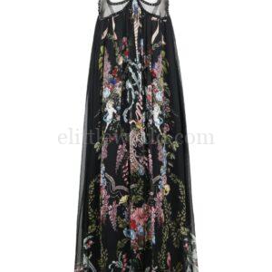 【二手】FENDI 花卉印花真絲裙 38