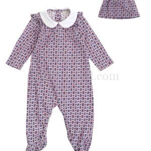 【二手】FENDI KIDS 圖案印花連體套裝 12M