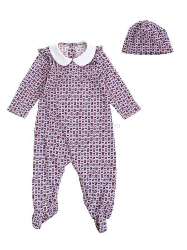 【二手】FENDI KIDS 圖案印花連體套裝 12M