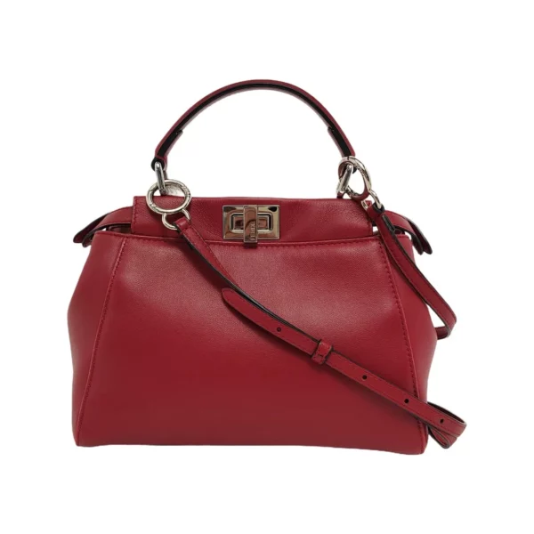 【二手】FENDI PEEKABOO 紅色 手袋 PD2325
