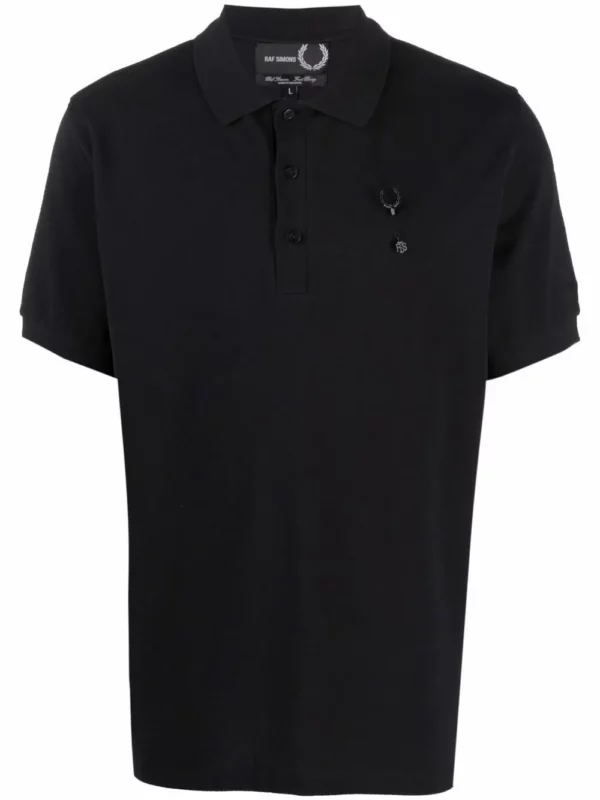 【意大利】FRED PERRY x RAF SIMONS 別針綴飾POLO衫 M