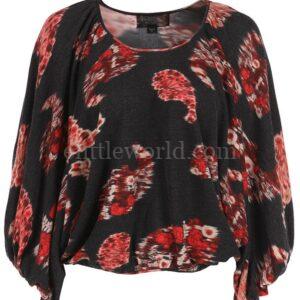 【二手】GIAMBATTISTA VALLI 蝙蝠袖短款上衣 38