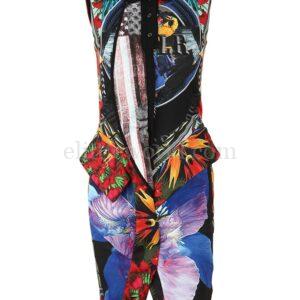 【二手】GIVENCHY 圖案印花合身連衣裙 36