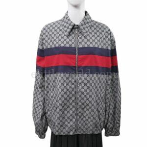 【全新】GUCCI GG 印花棉質外套 44 E23319