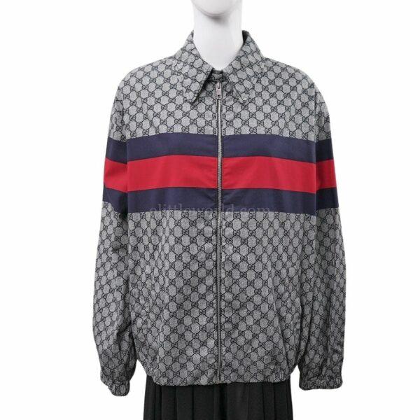【全新】GUCCI GG 印花棉質外套 44 E23319