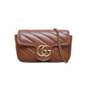 【二手】GUCCI GG MARMONT 超迷你肩背袋 476433 RR2077