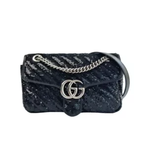 【二手】GUCCI GG MARMONT 亮片肩背袋 YY2020