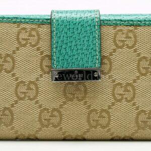 【二手】GUCCI GG 帆布卡包 VV1115