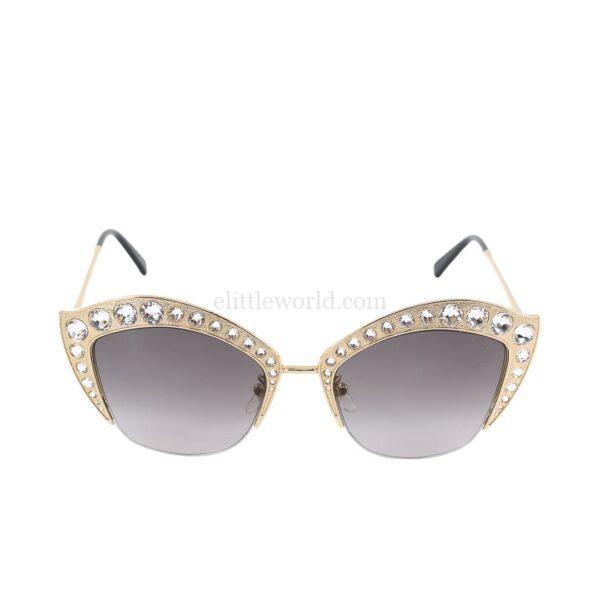 【二手】GUCCI 水晶太陽眼鏡 GG0114S E10460