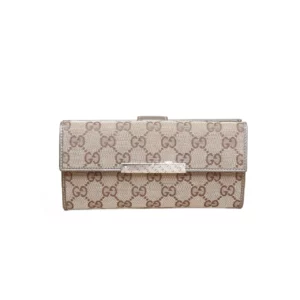 【二手】GUCCI 帆布長錢包 PD2264