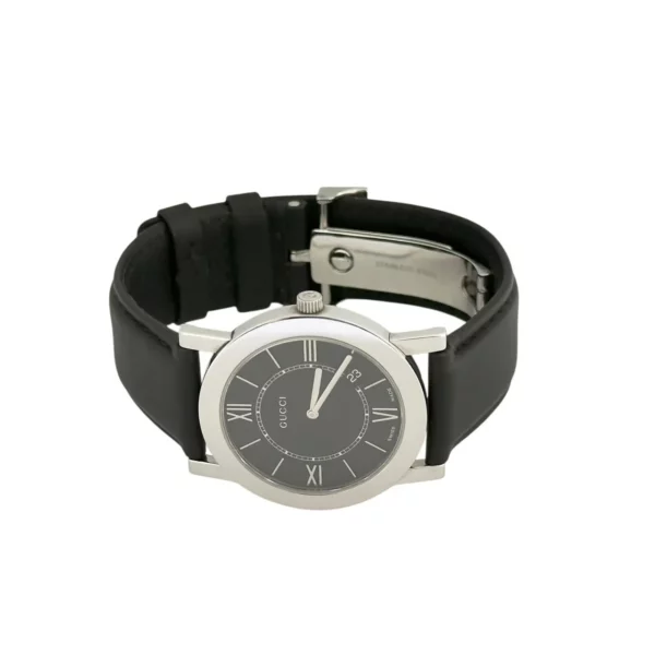 【二手】GUCCI 黑色 皮帶手錶 PD2379