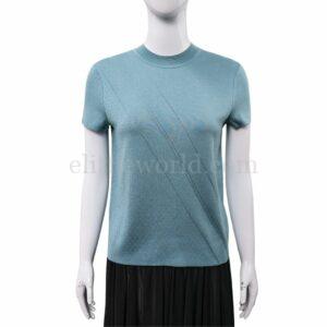 【全新】HERMES 短袖羊絨毛衣 36 E21663