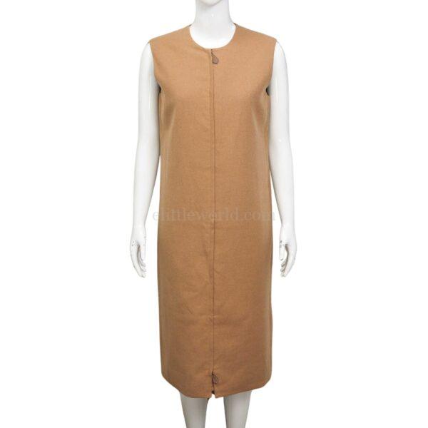 【全新】HERMES 拉鍊連身裙 36 E22416