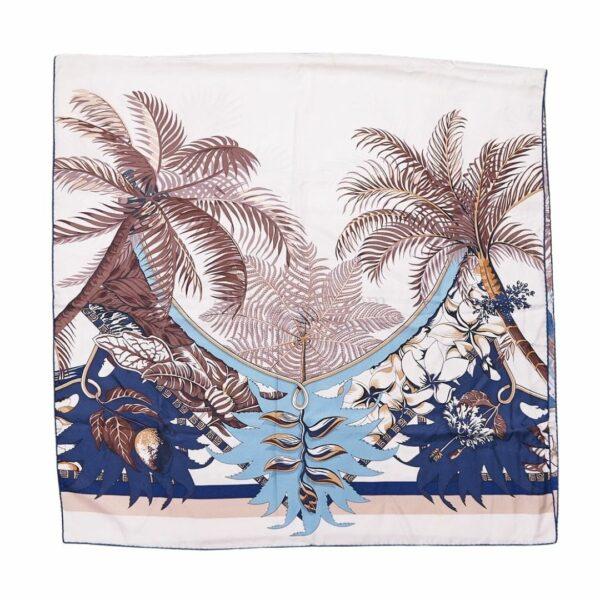 【二手】HERMES ALOHA 絲巾 E20635