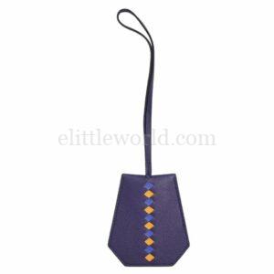 【二手】HERMÈS CLOCHETTE CLES PETIT TRESSAGE 鑰匙扣掛飾 E22539